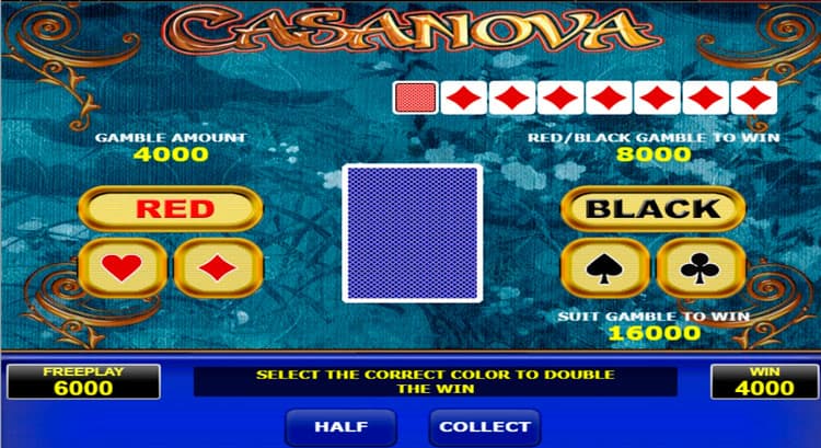 Casanova slot at VAVADA Casino