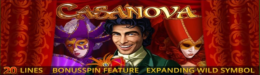 Casanova Slot Machine at Frank Casino Online